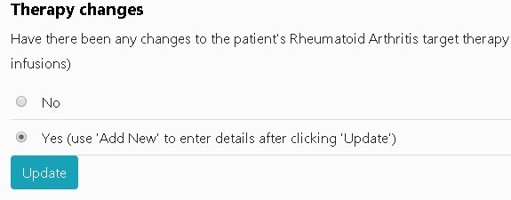 Radio buttons example